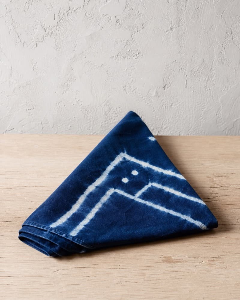 Beach wrap styling idea for indigo scarf